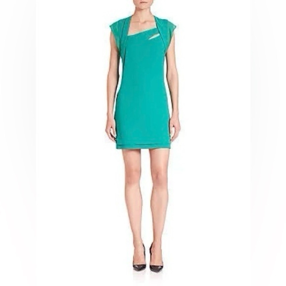 The Kooples Modernist Green Dress, size xxs
